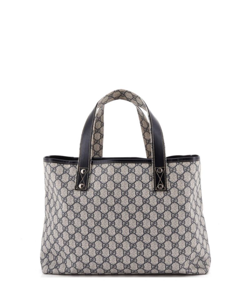 Medium Web Loop Tote GG Coated Canvas