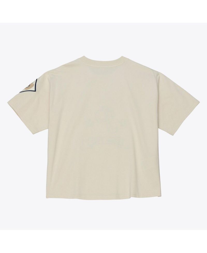 Women's Cream Philadelphia Phillies Cooperstown Yacht Rock Boxy Cropped T-Shirt