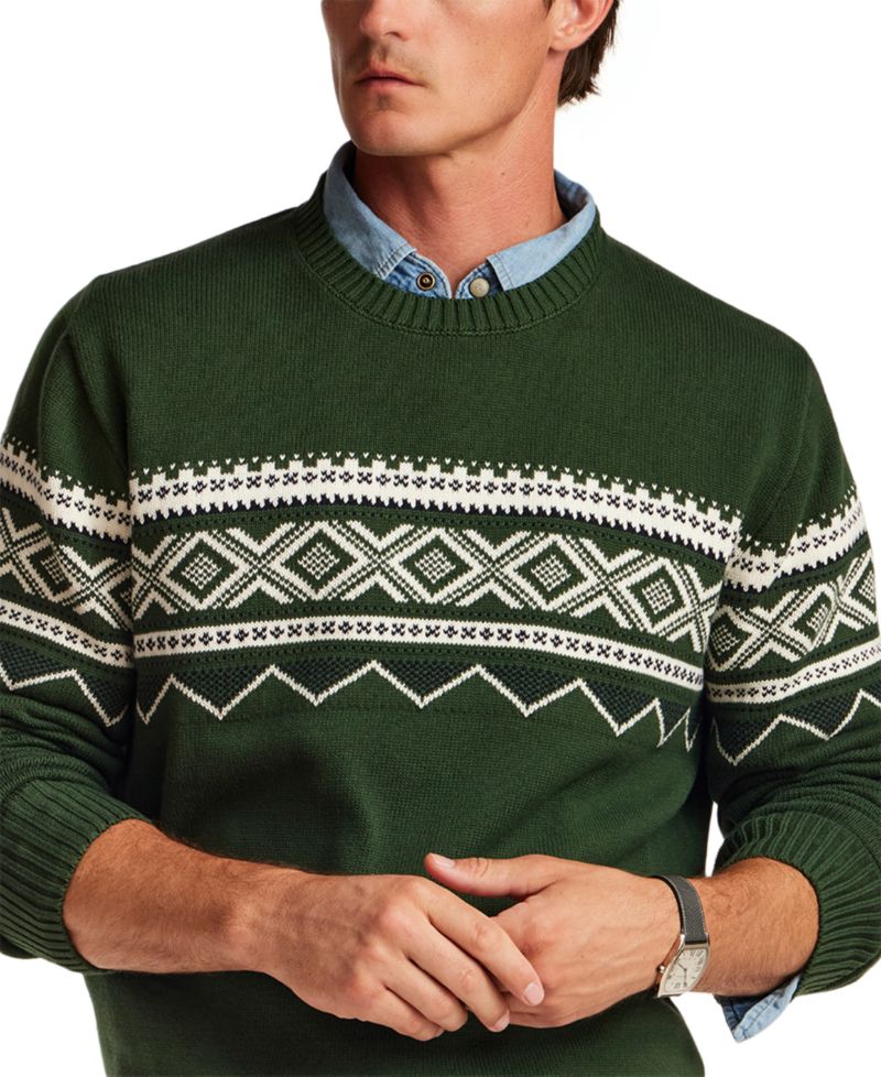 Men's Fairisle Crewneck Sweater