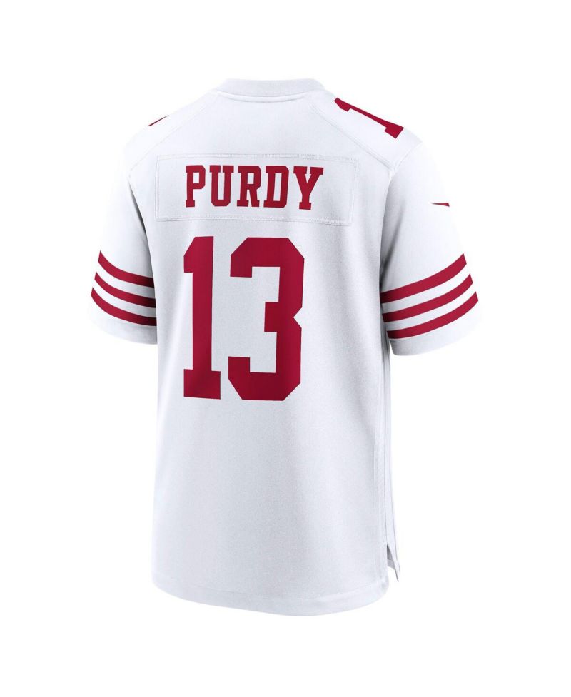 Men's Brock Purdy White San Francisco 49ers Game Player Jersey