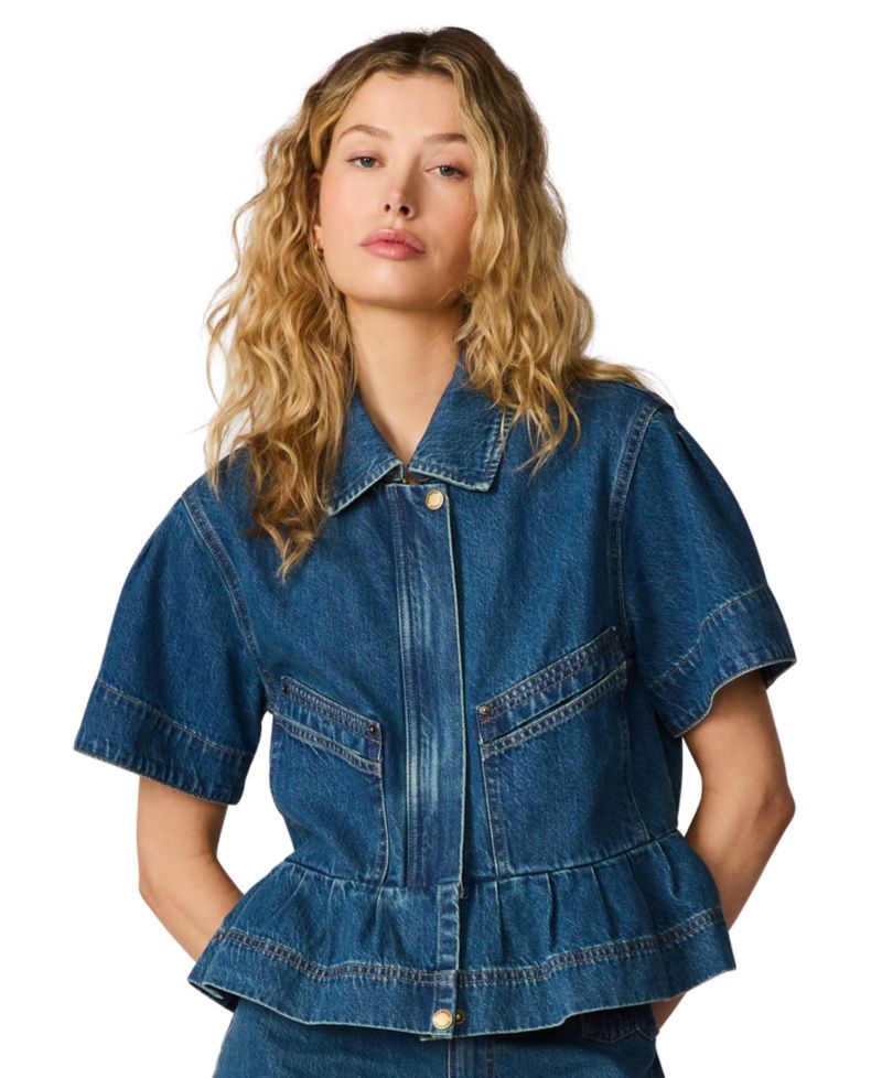 Women's Haezel Collared Denim Jacket