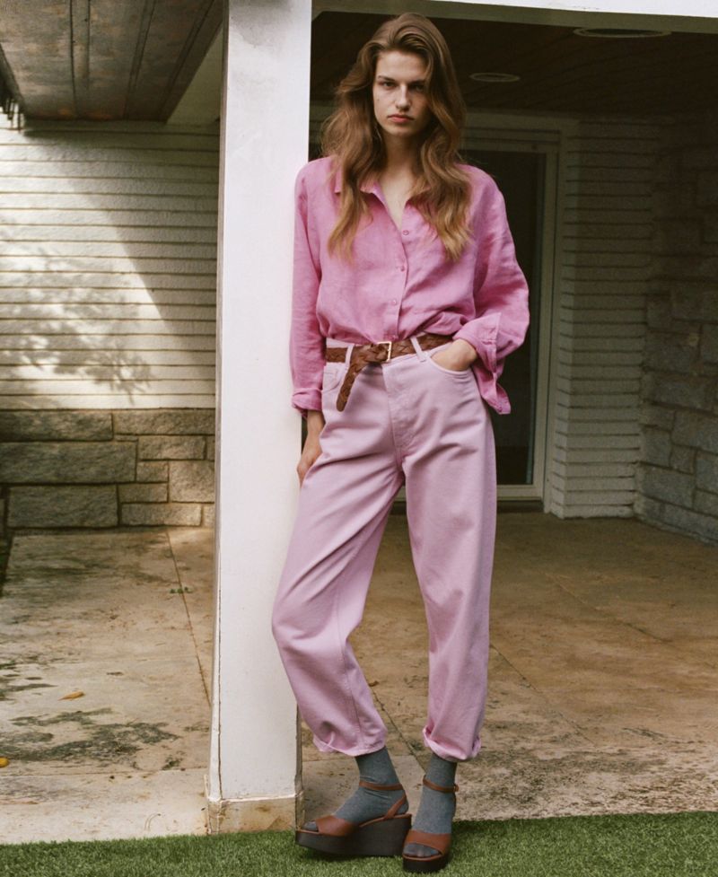 Women's Pocket Linen Shirt