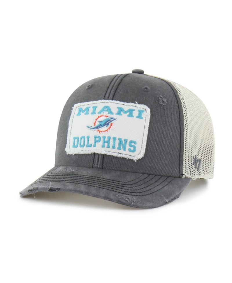 Miami Dolphins Distressed Egremont Adjustable Trucker Hat