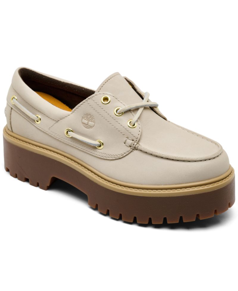 Women's Stone Street Platform Boat Shoes from Finish Line