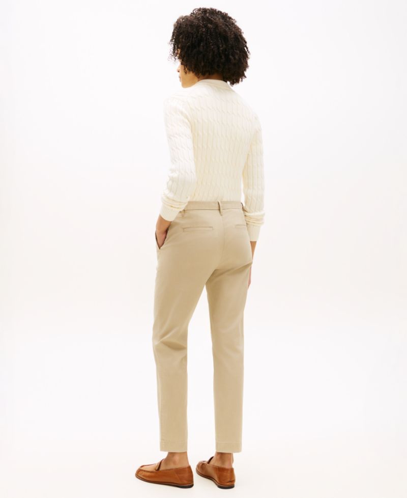 Women's Twill Slim Chino Pants