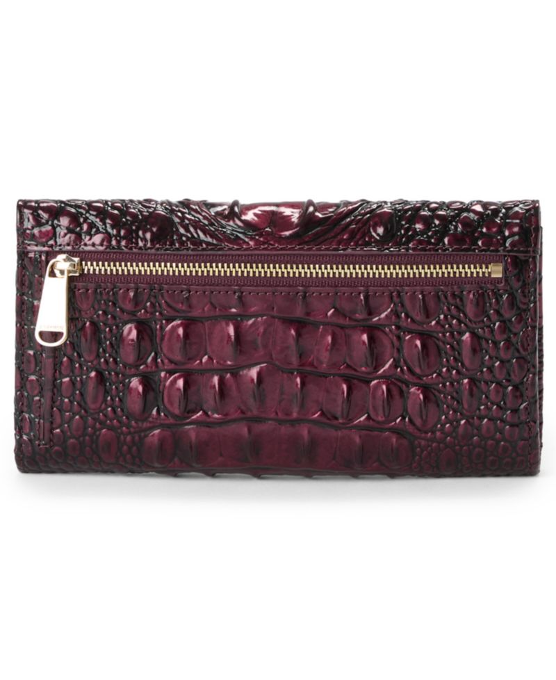 Cordelia Embossed Mini Leather Wallet