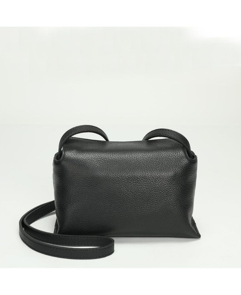 Ivy Small Pebbled Leather Crossbody Bag Minimalist Shoulder Bag Lightweight Everyday Purse