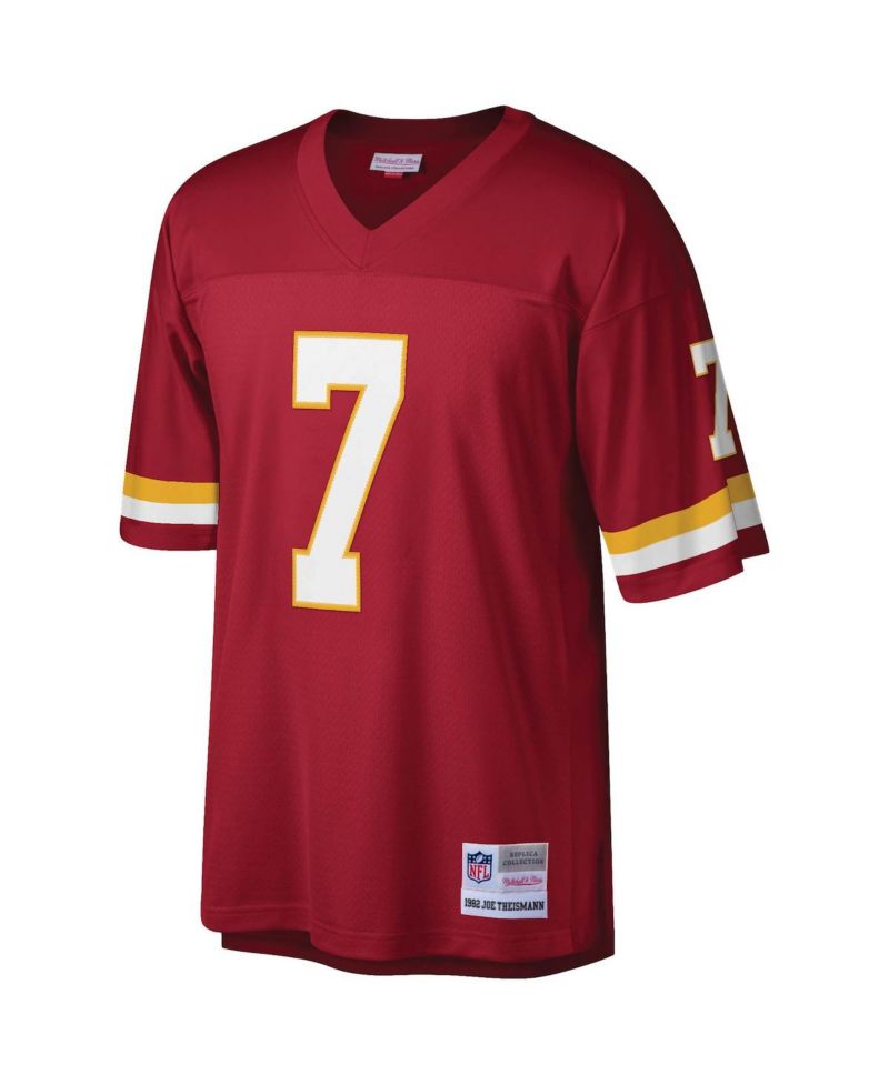 Men's Joe Theismann Burgundy Washington Football Team Legacy Replica Jersey
