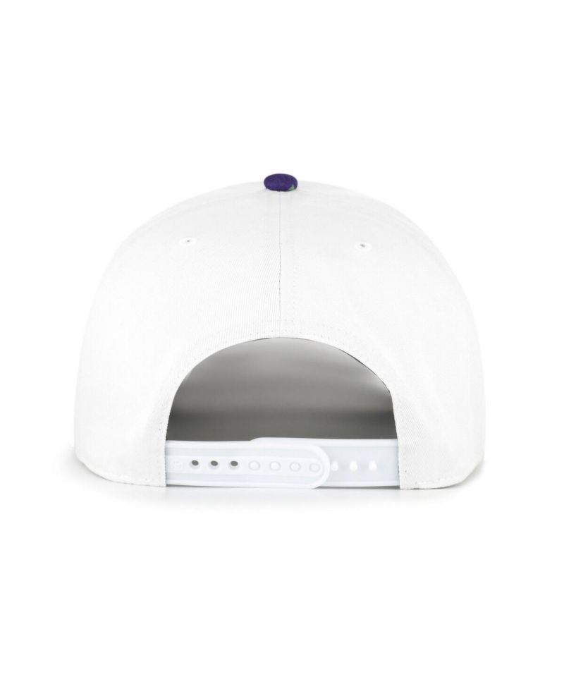 Men's White/Purple Minnesota Vikings Beach Side Hitch Adjustable Hat