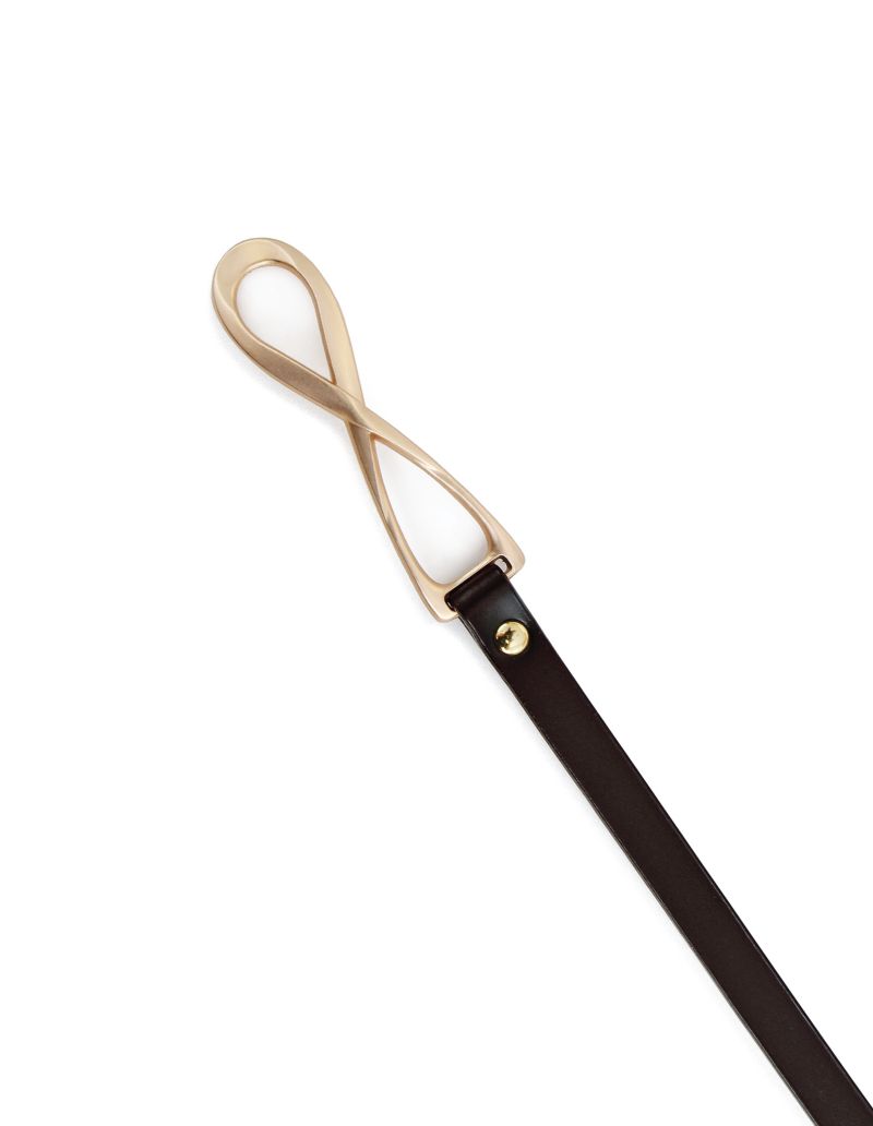 London Mood Leather Tie Belt