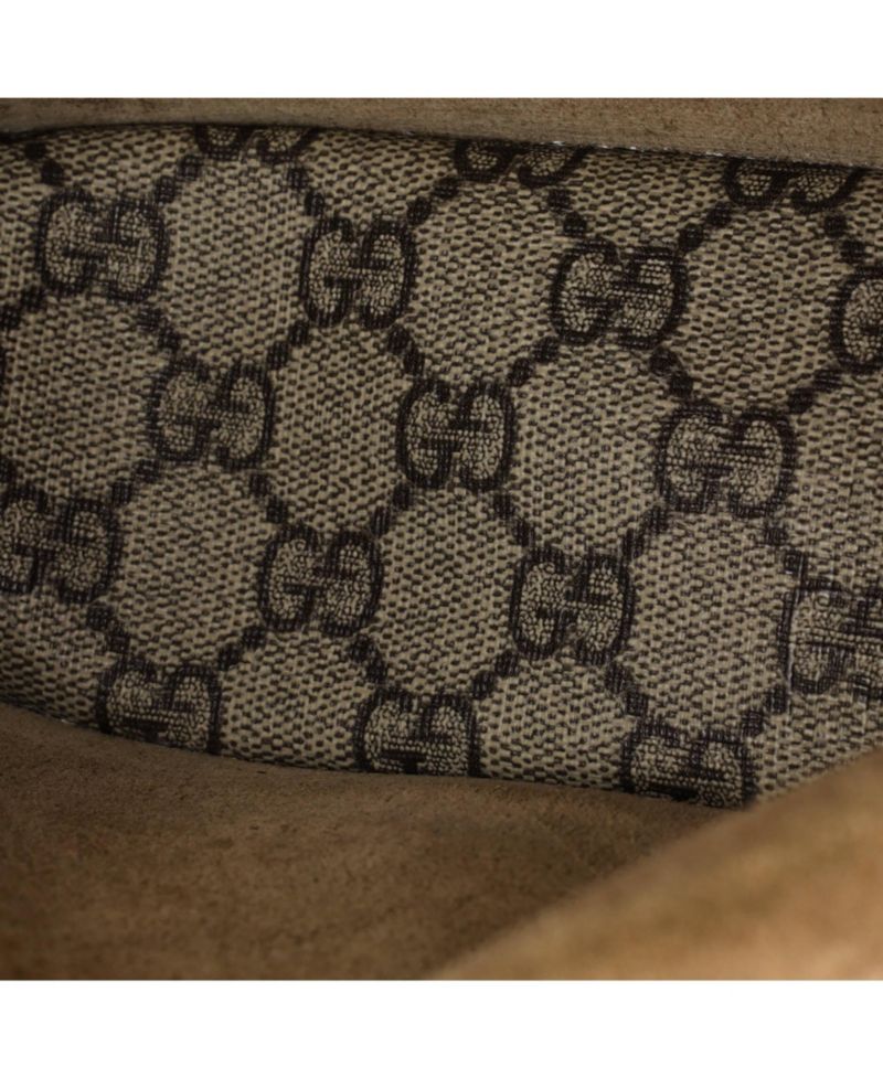 Small Dionysus Bag GG Coated Canvas with Crystal Embellished Metal