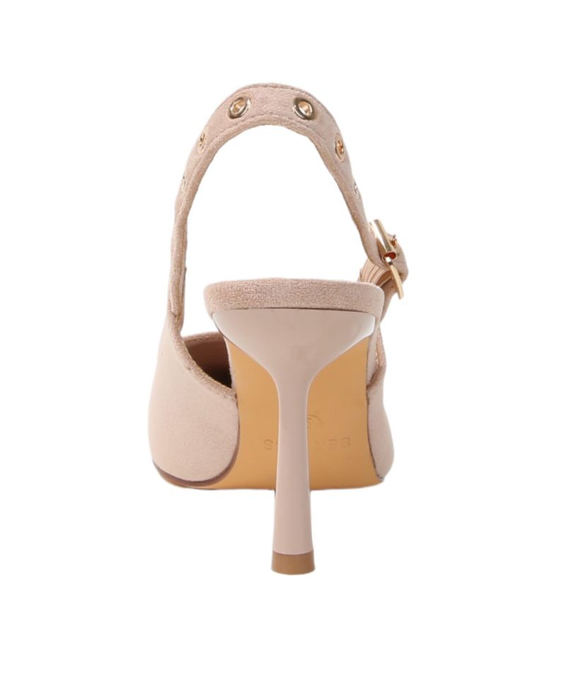 Women's Candes Microfiber Suede Slingback Pumps