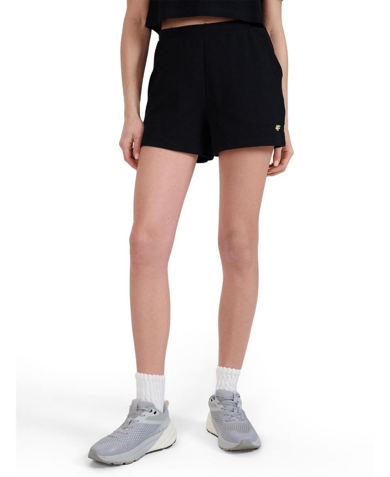 Women's Waffle Knit Short Sweatpants Regular Fit