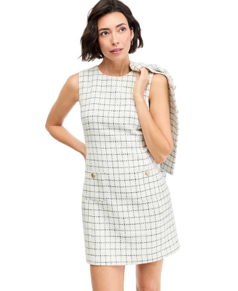 Women's Festive Boucl&eacute; Mini Dress