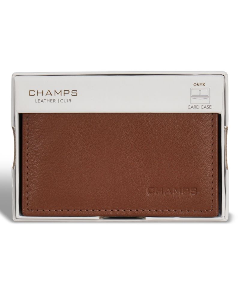 Men's Onyx Collection Leather Card Case