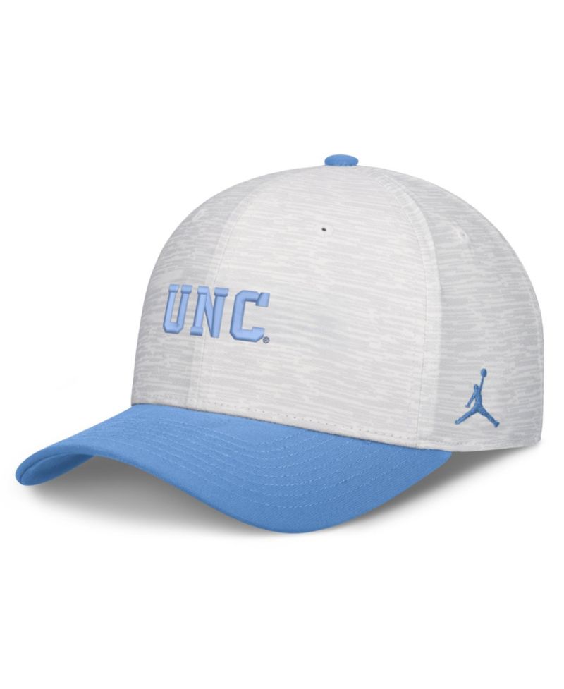 Men's and Women's White/Carolina Blue North Carolina Tar Heels Primetime Rise Adjustable Hat