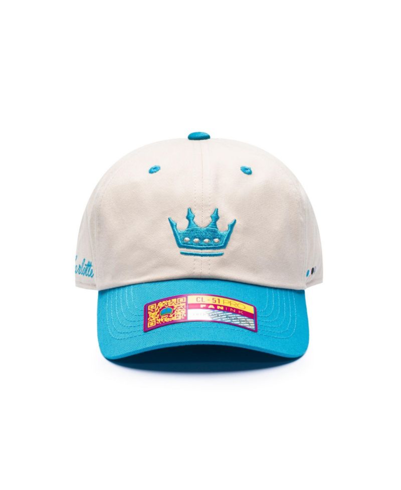 Men's and Women's Tan/Blue Charlotte FC Ocean Drive Adjustable Hat