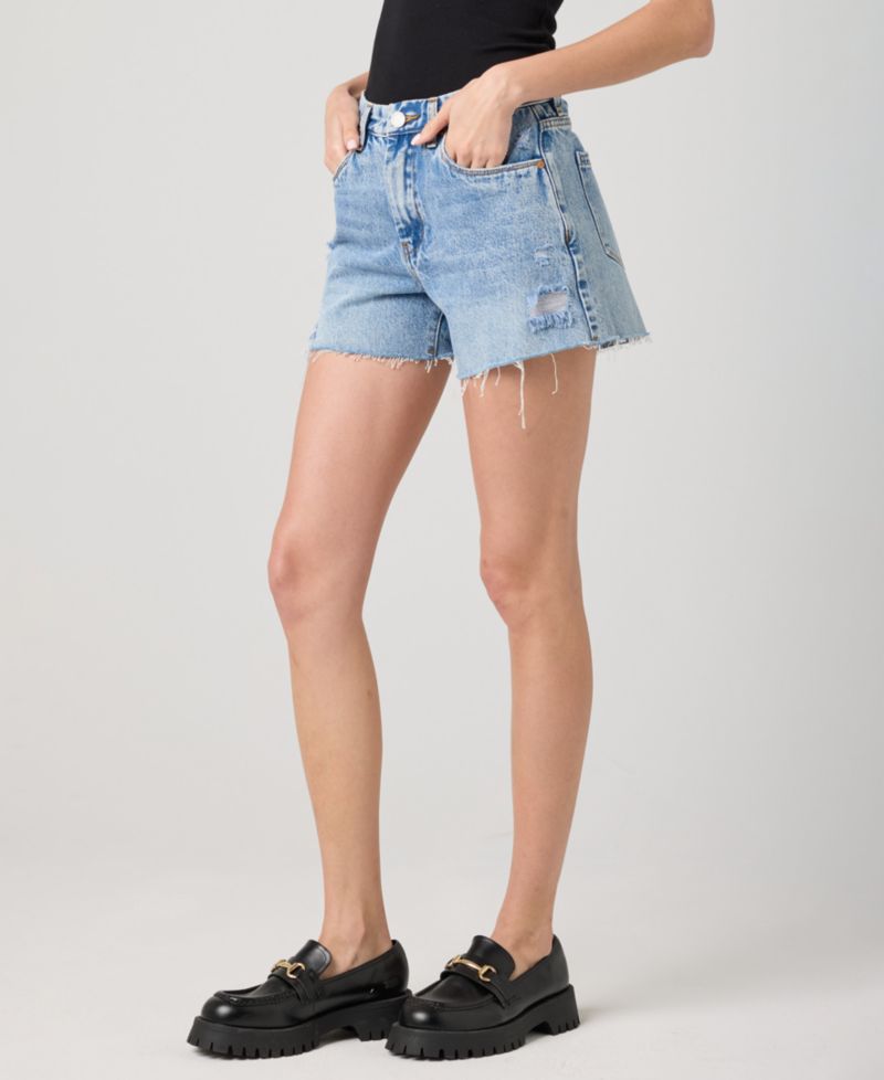 Women's The Barrow Fray Hem High-Rise Shorts