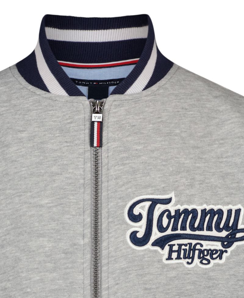 Boys' 8-20 Zip-Up Logo Bomber Jacket