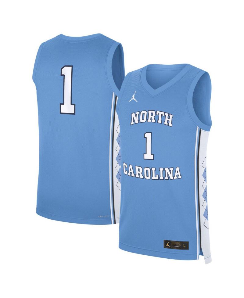 Men's Carolina Blue North Carolina Tar Heels Road Replica Basketball Jersey