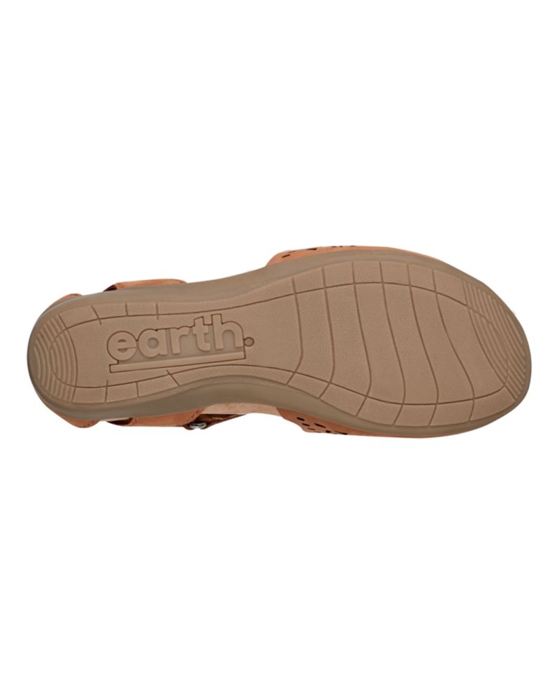 Women's Bronnie Perforated Two-Piece Flat Sandals