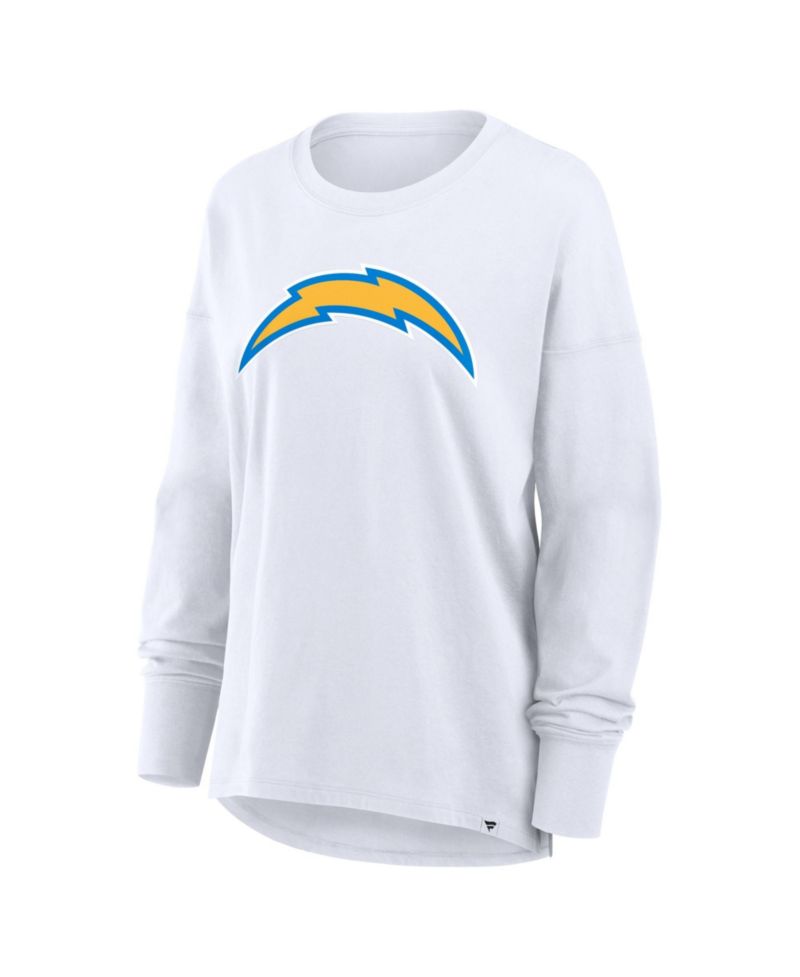 Women's Los Angeles Chargers Relaxed Long Sleeve Crewneck T-Shirt