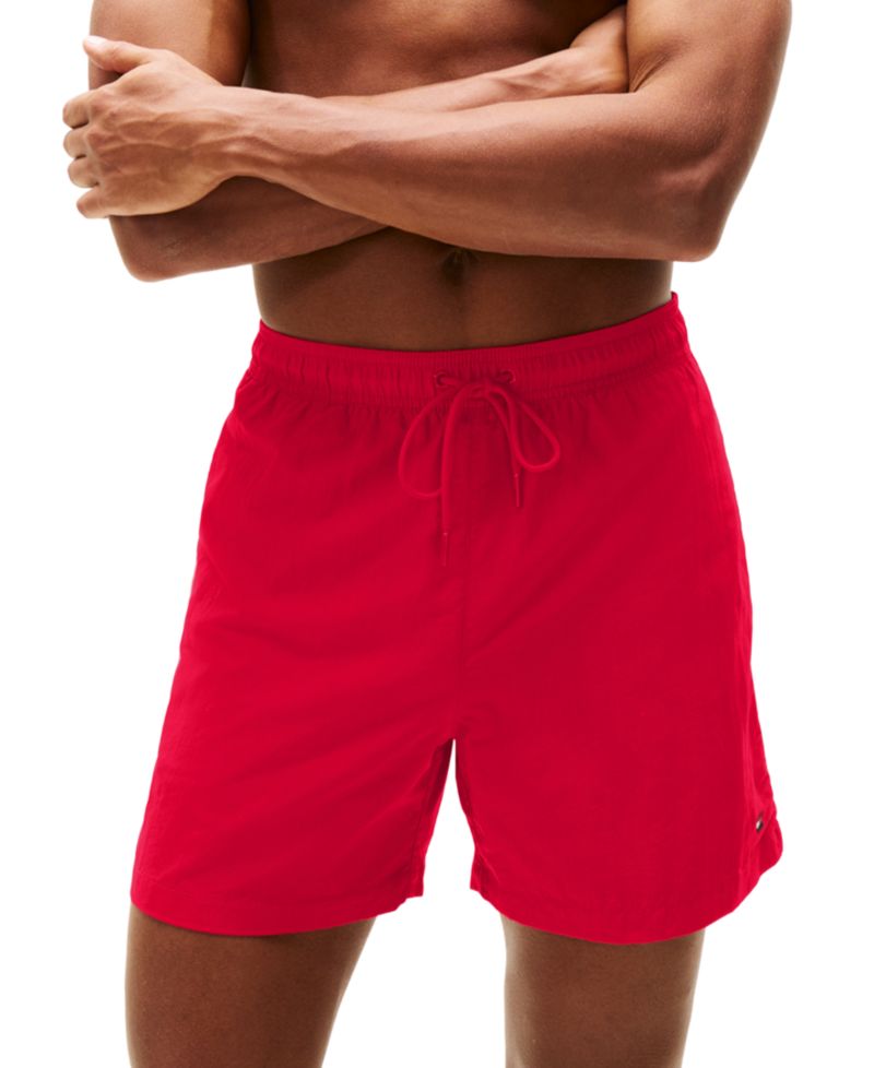 Men's Long Drawstring 7" Swim Trunks