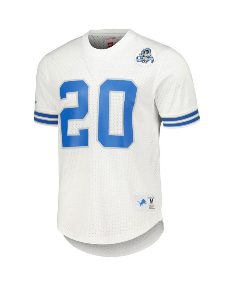 Men's Barry Sanders Detroit Lions Retired Player Name & Number Mesh Top