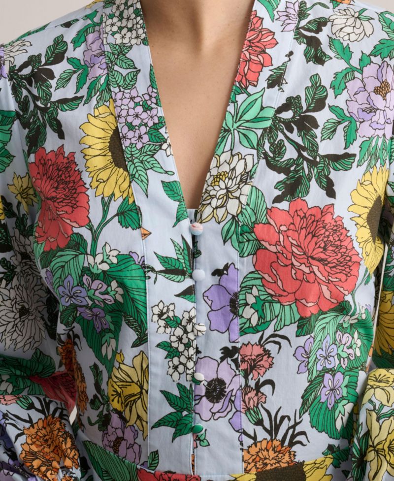 Women's Stretch Cotton Floral Lucia Dress