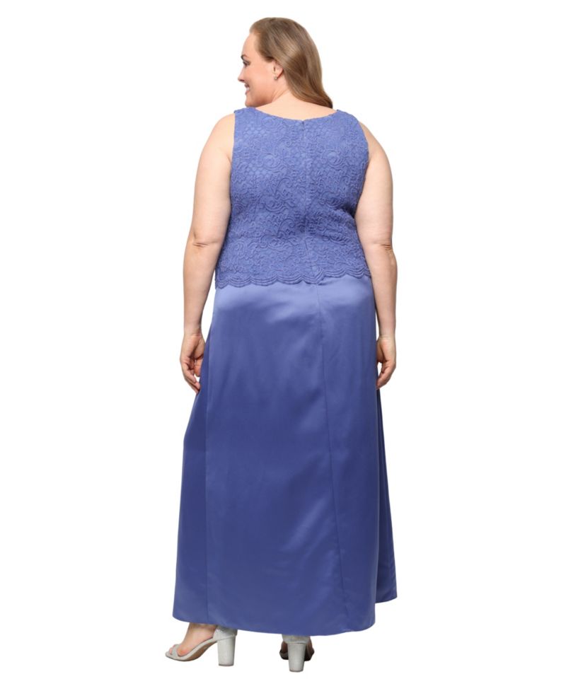 Plus Size Lace Dress & Jacket