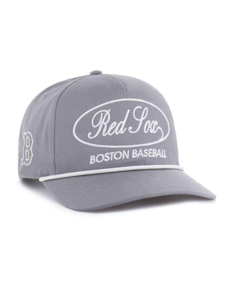 Men's Gray Boston Red Sox Foundational Hitch Adjustable Hat