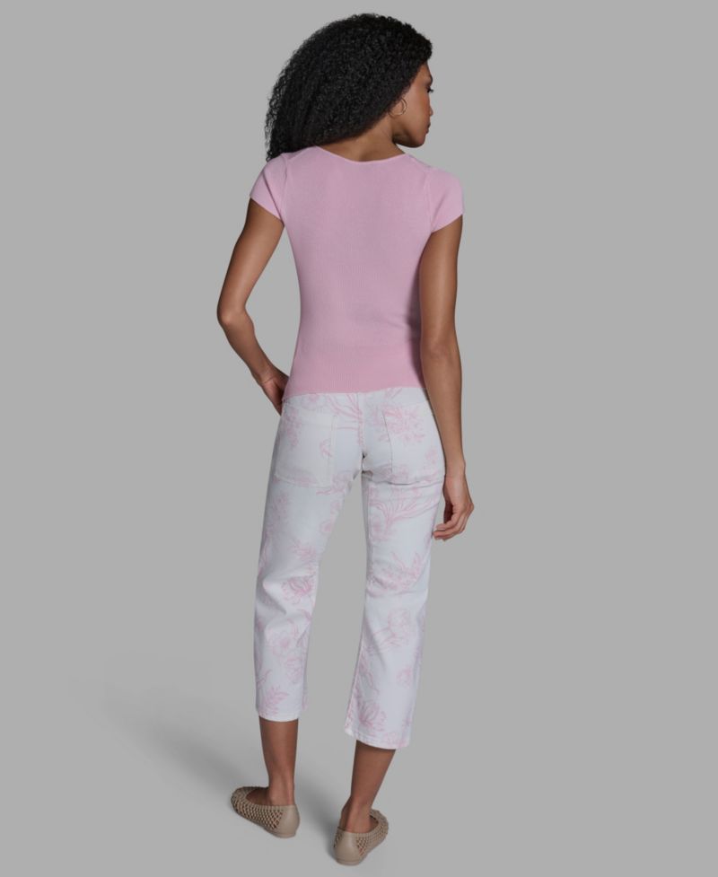 Women's Sweetheart Neck Slim Fit Top