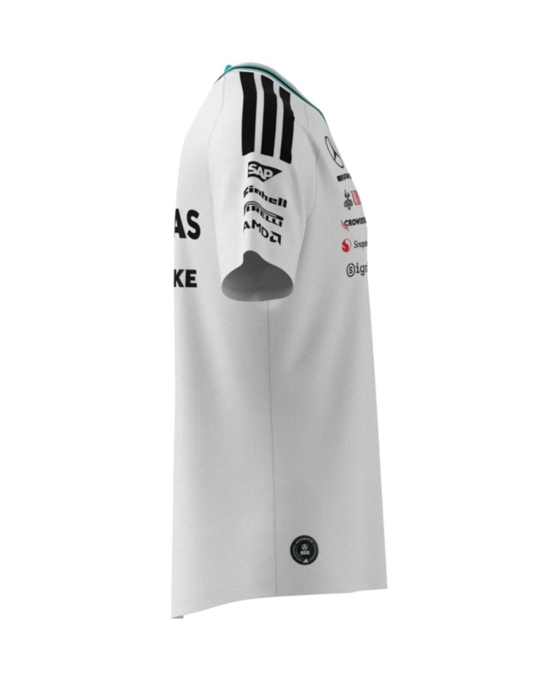 Men's White Mercedes-AMG Petronas F1 Team 2026 Driver Authentic Jersey