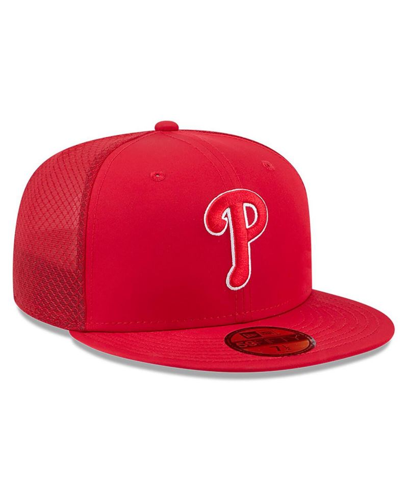 Men's Red Philadelphia Phillies 2026 Batting Practice 59FIFTY Fitted Hat