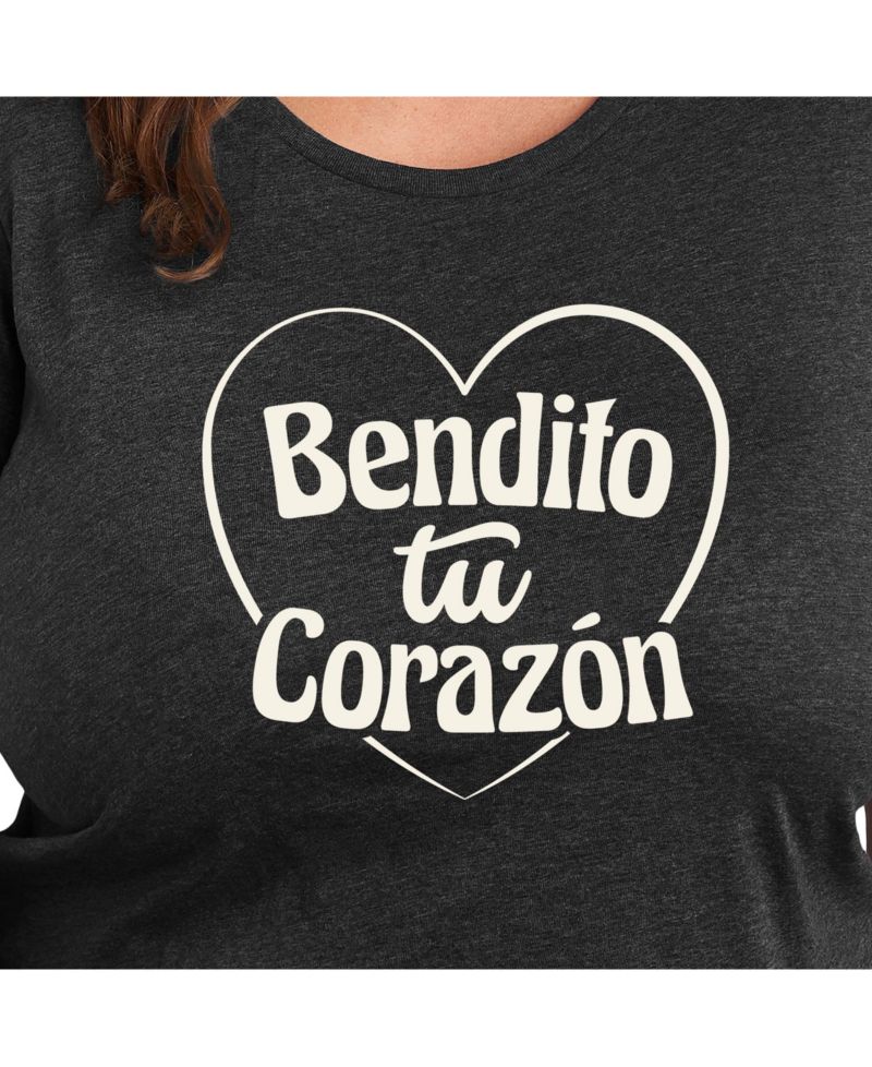 Bendito Tu Corazon Plus Size Graphic Tee