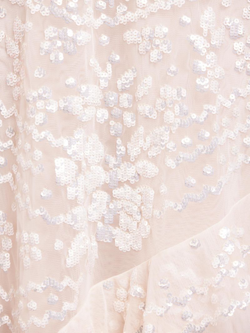 Women's Anais Sequin Frill Ankle Gown