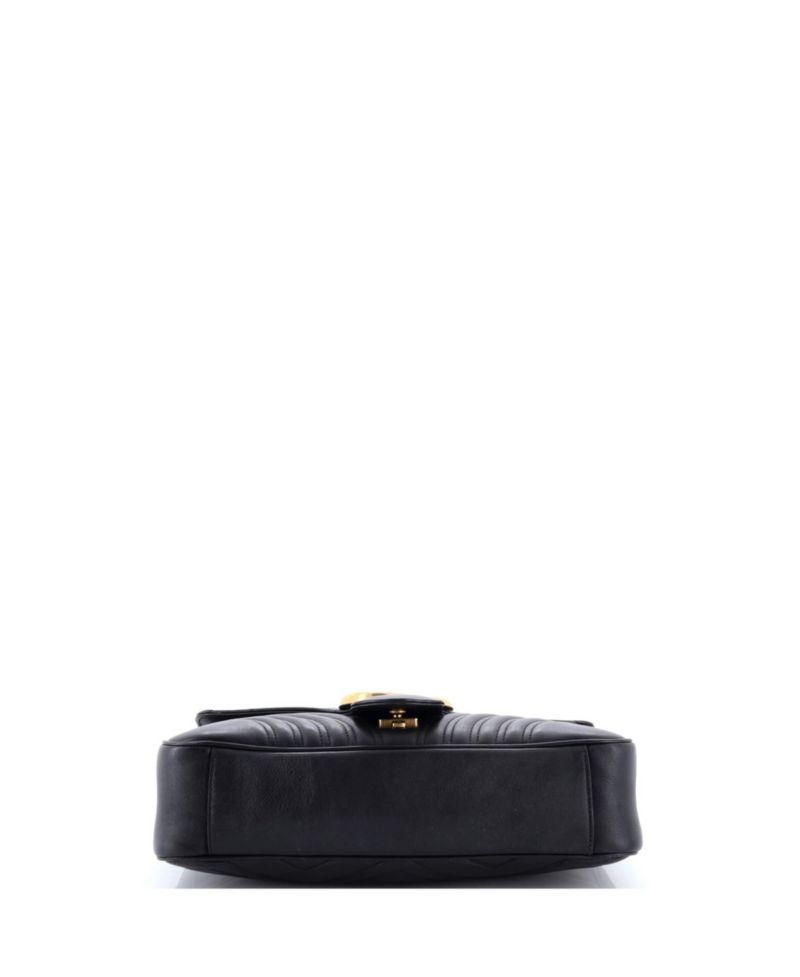 Medium GG Marmont Flap Bag Matelasse Leather