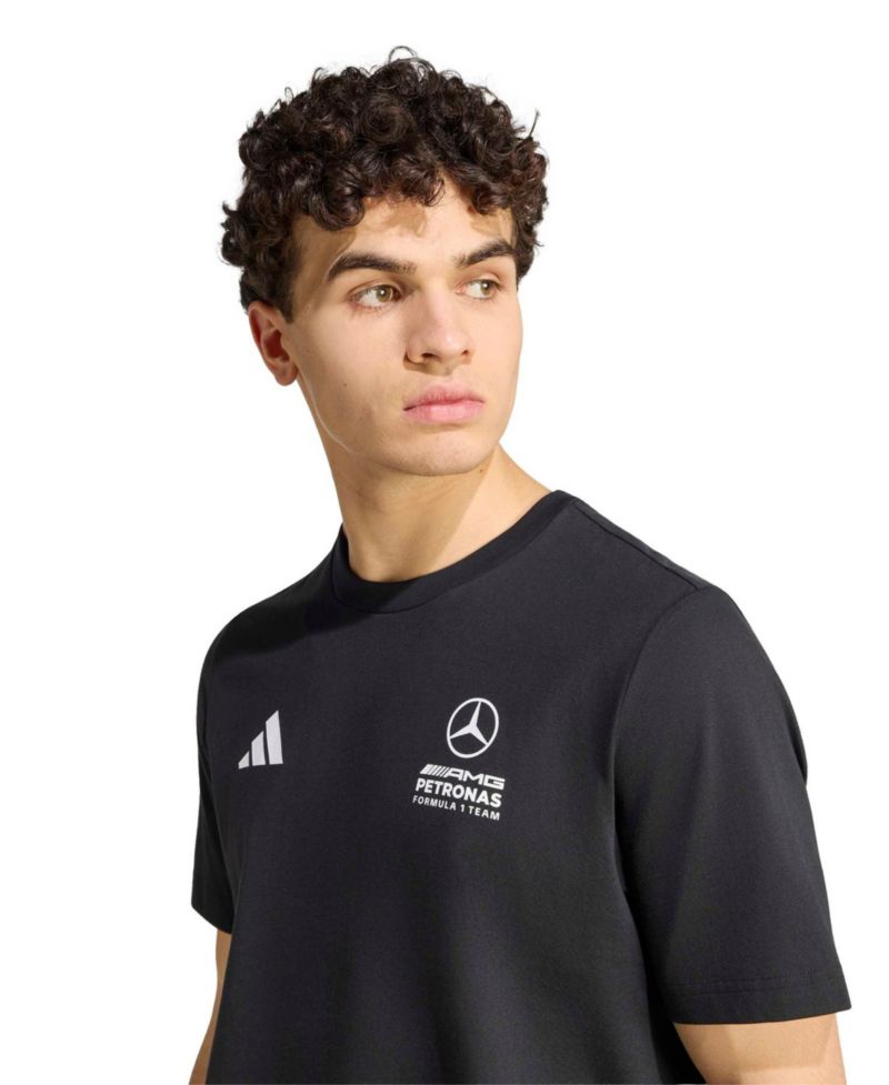 Men's Black Mercedes-AMG Petronas F1 Team Italy T-Shirt