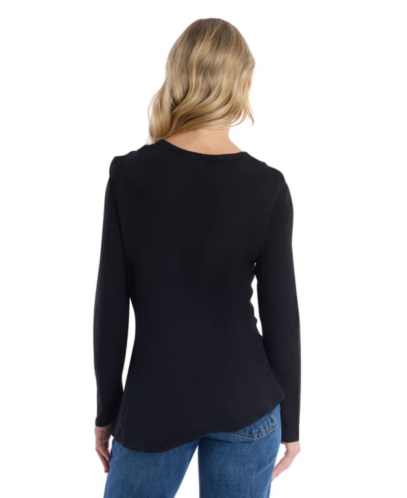 Women's Clothing Round Neck Long Sleeve Tee