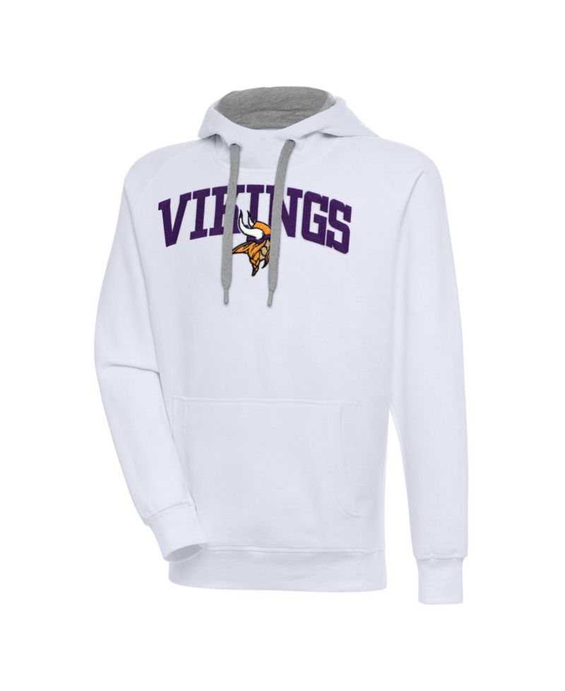 Men's White Minnesota Vikings Victory Pullover Hoodie