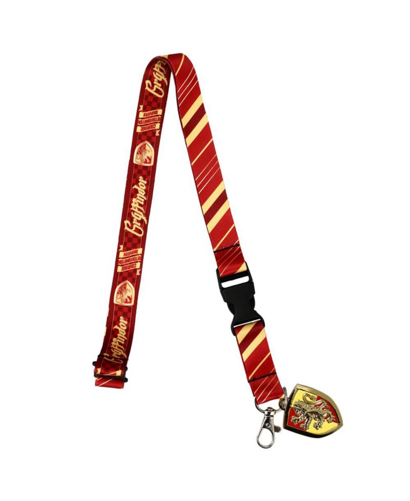 Gryffindor Characteristics Tie Inspired Sublimation Print Metal Enamel Charm
