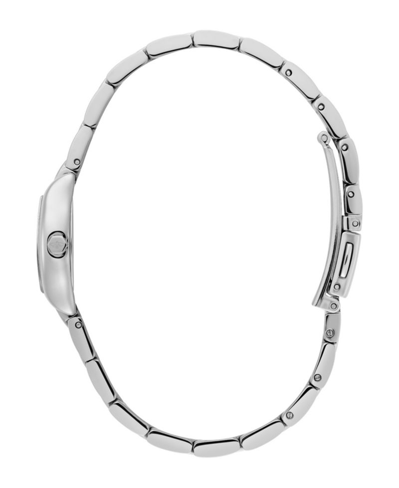 Women's Cambridge Silver-Tone Stainless Steel Bracelet Watch 17.7mm