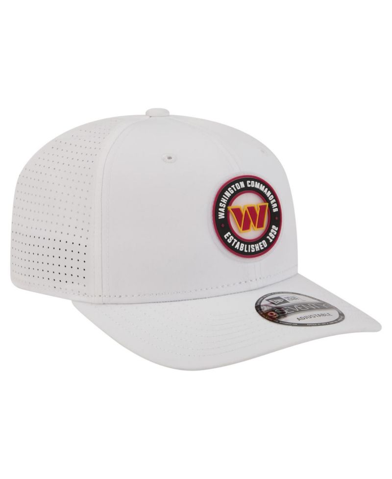 Men's White Washington Commanders COOLERA 9SEVENTY Adjustable Hat