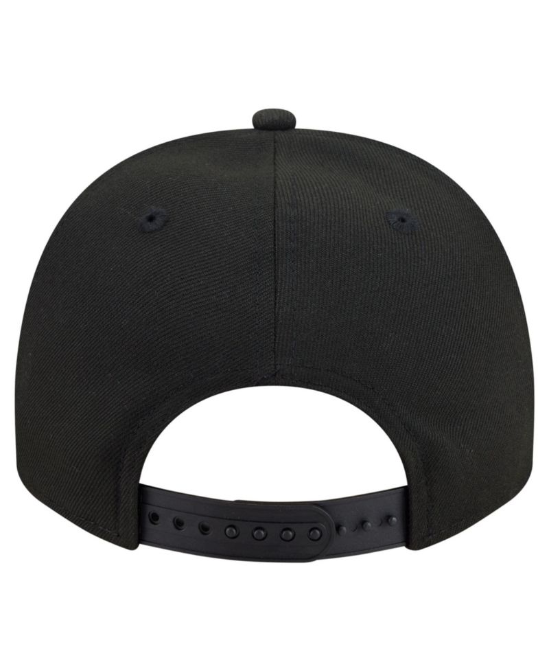 Men's Black San Francisco Giants Motion A-Frame 9FIFTY Snapback Hat
