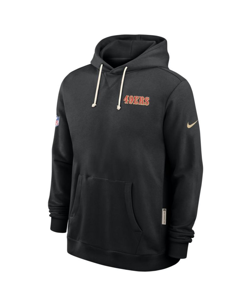 Nike Men's Black San Francisco 49ers 2025 NFL Rivalries Sideline Dri-Fit Hoodie