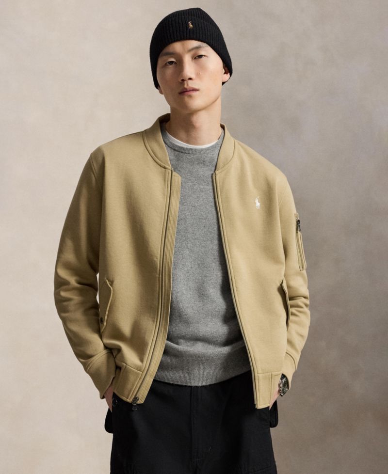 Men's Double-Knit Flight Bomber Jacket