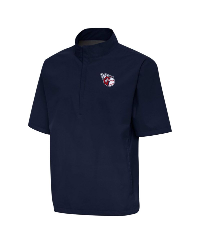 Men's Navy Cleveland Guardians Brisk Quarter-Zip Wind Shirt