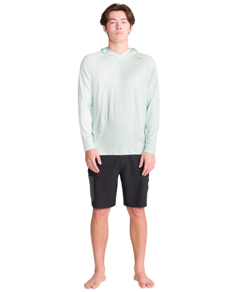 Men's Hooded Raglan Long-Sleeve UPF 50+ Rashguard