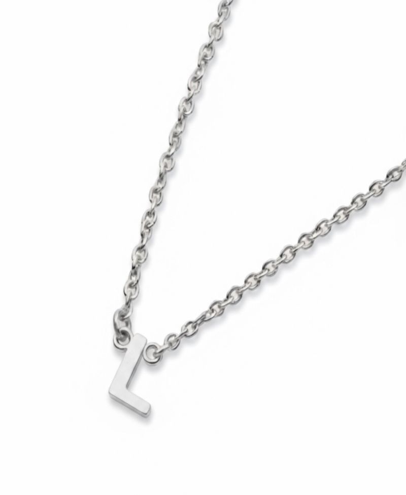 Inez Initial Necklace - Sterling Silver 925
