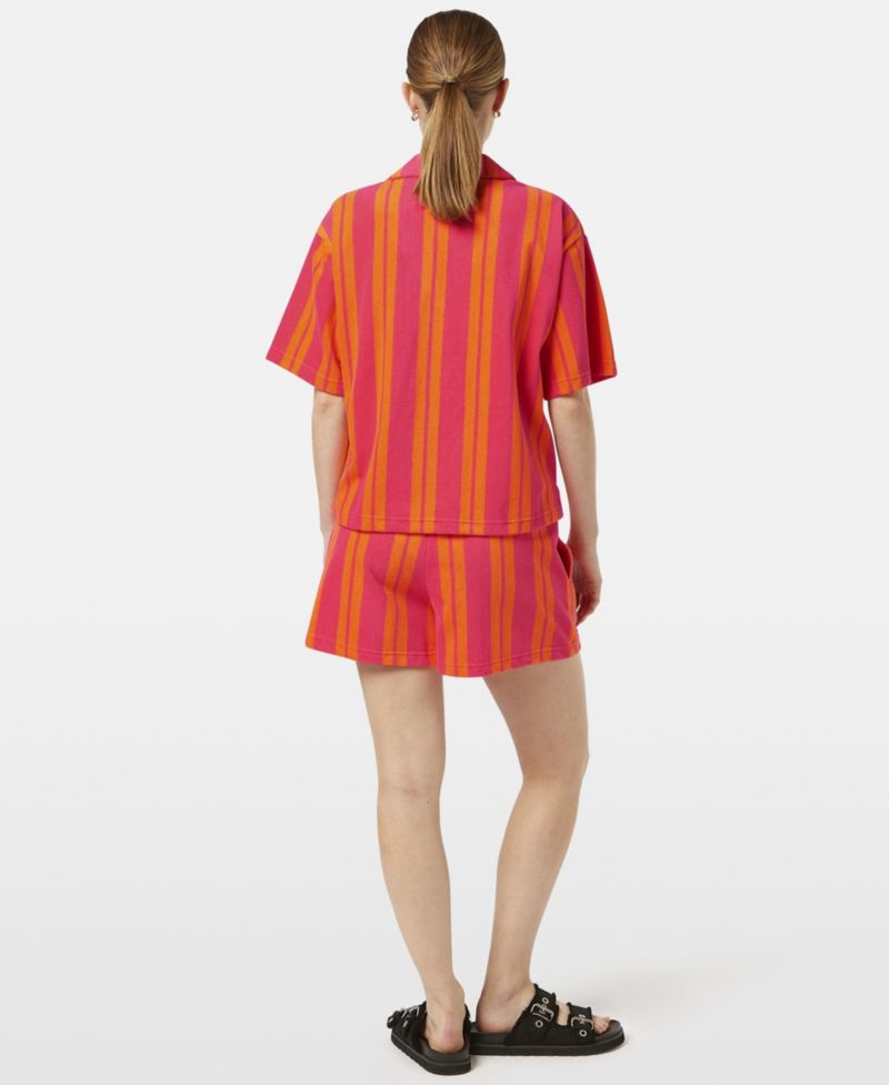 Women's Towelling Short Sleeve Shirt